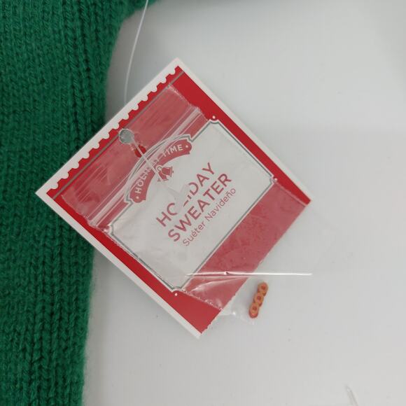 Holiday Time Sz 20 Green Ugly Christmas Sweater Red Pepper - Picture 5 of 16